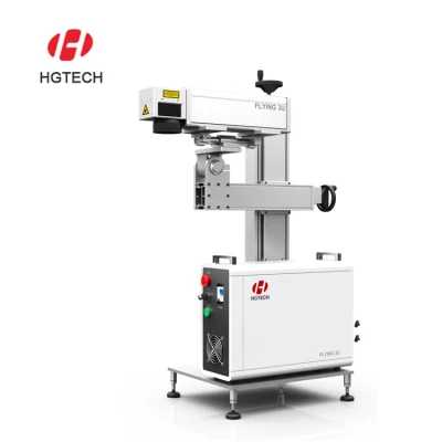 Hgtech 20W 30W 50W 100W Portable Autofocus Industrial 3D UV CO2 Fiber Laser Marking/Printing/Engraver Machine for PVC Pipe/Metallic/Watches/Camera/Phone Case