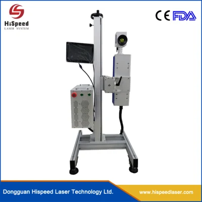 9.3um Crd Laser Source CO2 Laser Marking Machine for Water Bottle Marking Hispeed Laser 20W 30W 50W