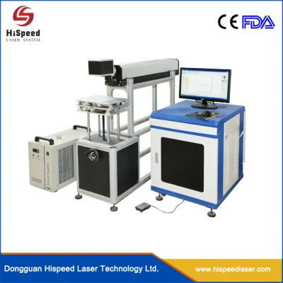 Hispeed CO2 Laser Marking Machine for Organic Materials, Minerals and Transparent Plastics CO2 Laser Marking Machine