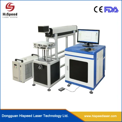  Hispeed CO2 Laser Marking Machine for Organic Materials, Minerals and Transparent Plastics CO2 Laser Marking Machine