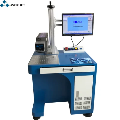  CO2 Desktop High Speed Laser Marking Machine/Printing/Engraving Machine for Food/Tobacco and Alcohol Package Coding Printer