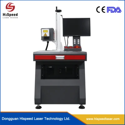  Hispeedlaser RF Metal Tube CO2 Laser Marking Machine for Wood Engraving