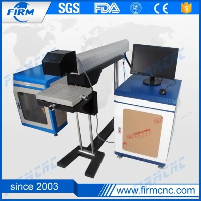 3D RF CO2 Laser Marking Machine for Cutting Paper Card / Leather / Jeans