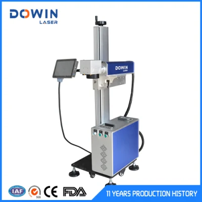 Flying Fiber Laser Date Printing Auto PVC Pipe Laser Marking Machine with Encoder