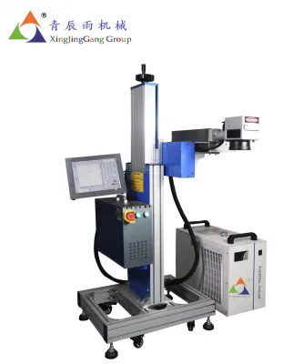 20/30/50/80W/100W 3D Color CO2 Fiber Production Line Galvo Fiber Laser Printer Marking CNC Engraving Machine for PVC PE Pipe