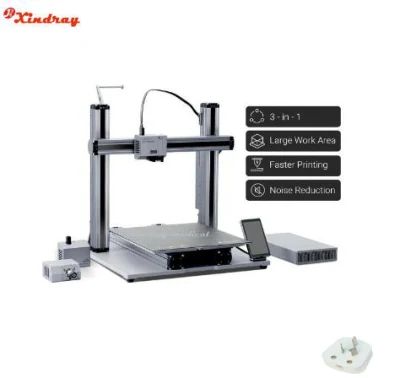  Professional Manufacturer Price Portable CNC Carving Fiber/CO2/UV Laser Marking Machine/Laser Printer/3D Logo Printing Machine/Laser 3 in 1 3D Printer Machine