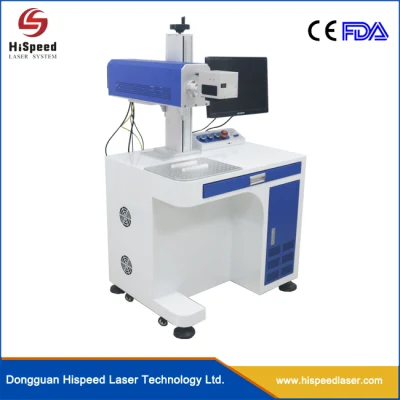 Factory Manufacturer Desktop Galvo CO2 Laser Marking Machine for Wood Plastic Marking