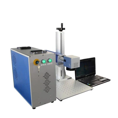 Desktop Fiber Laser Marking Machine 20W 30 Watt Raycus Source Metal Fly Laser Marking Machine