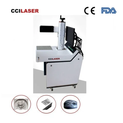 Grabado Laser Equipment ID Card Printer Plastic Laser Marking Machine 30W