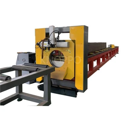 6 Axis CNC Plasma Beam Cutter for Profile Cutting Beam and Steel Steel Structure U Beam Channel Cutting Machine