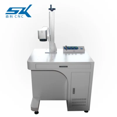 Senke Hot Sell Desk Portable Type 20W 30W 50W 100W Fiber CO2 Laser Marking Machine