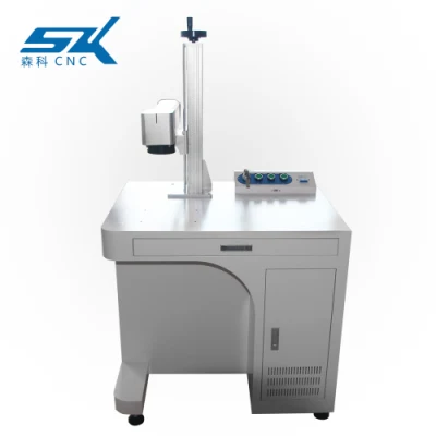  Senke Hot Sell Desk Portable Type 20W 30W 50W 100W Fiber CO2 Laser Marking Machine