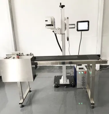 Best Price Fiber/UV/CO2 Flying Laser Marking Machine Engraving Machine Use on Packing Line for Date/ Lot No/ Logo Printing