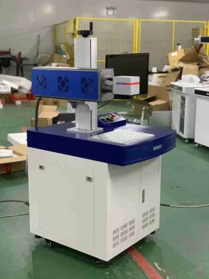 30W Batch Coding and Expire Date Code CO2 Online Flying Laser Marking Machine with Conveyor