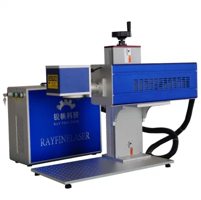 Rayfine Synrad RF CO2 Galvo Laser Marking Cutting Machine 30W for Leather Denim Jeans Paper