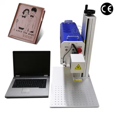  Portable CO2 Laser Marking Machine for Acrylic Glass Cylindrical Cup Bottle Wood Engraving Craft Leather Plastic Bag Tag Logo Gift Branding Cigarette Paper