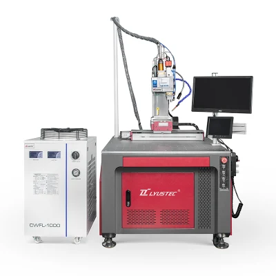 Four-Axis Fiber Continuous Laser Welding Machine with CCD Monitoring
