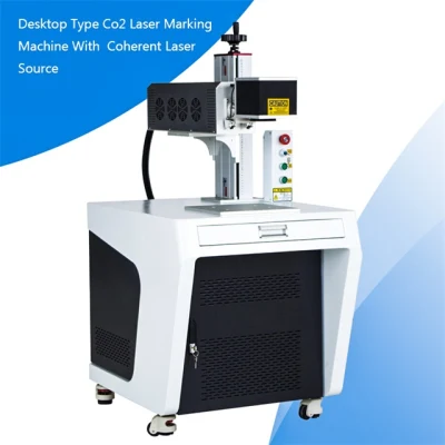 CO2 RF Metal Tube 30W Laser Marking Machine for Wood Plastic Leather