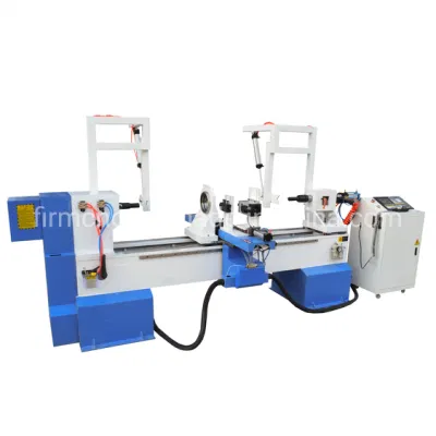High Speed Single Axis CNC Wood Turning Lathe Machine From Firmcnc