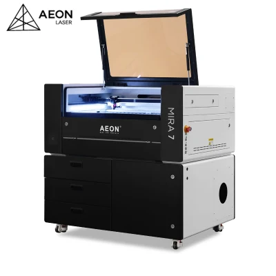 Clean Pack Design 7045 4570 CO2 Laser Dual Head Machine 60W/80W/RF30W with Multiple Interfaces Lightburn Software