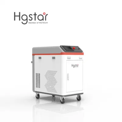 Hgstar Customized Factory Price 1000W 1500W 2000W Handheld Laser Cleaning Machine for Tyre Moulding Rust Dust Paint Removal Cleaning with CE FDA