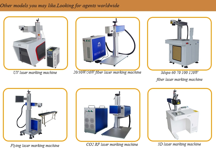 Rayfine Synrad RF CO2 Galvo Laser Marking Cutting Machine 30W for Leather Denim Jeans Paper