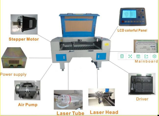 Engraver with High Precise Wood Cutter 60W CO2 1490 Laser Engraving Cutting