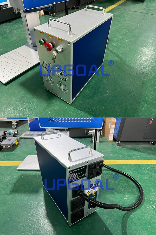 40W CO2 RF Laser Marking Machine for Leather &amp; Wood with Smoke Purifier