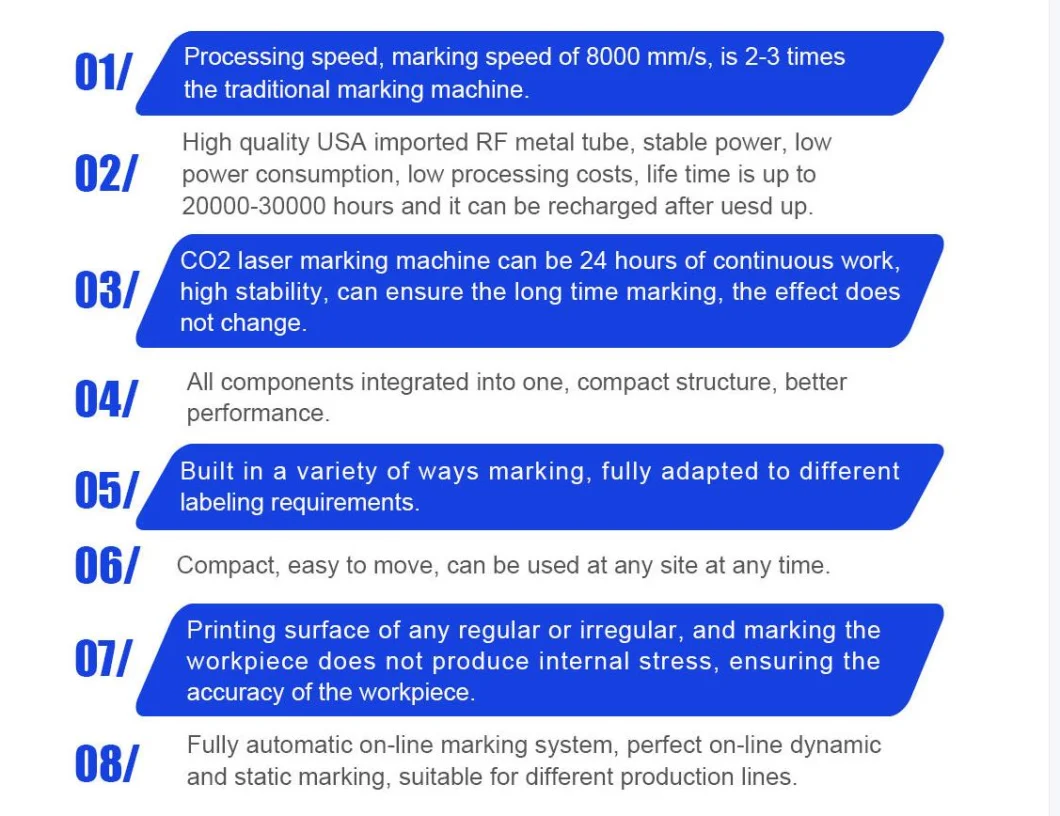 CO2 Laser Marking Machine for Bamboo Crafts/Furniture/Electronic Components