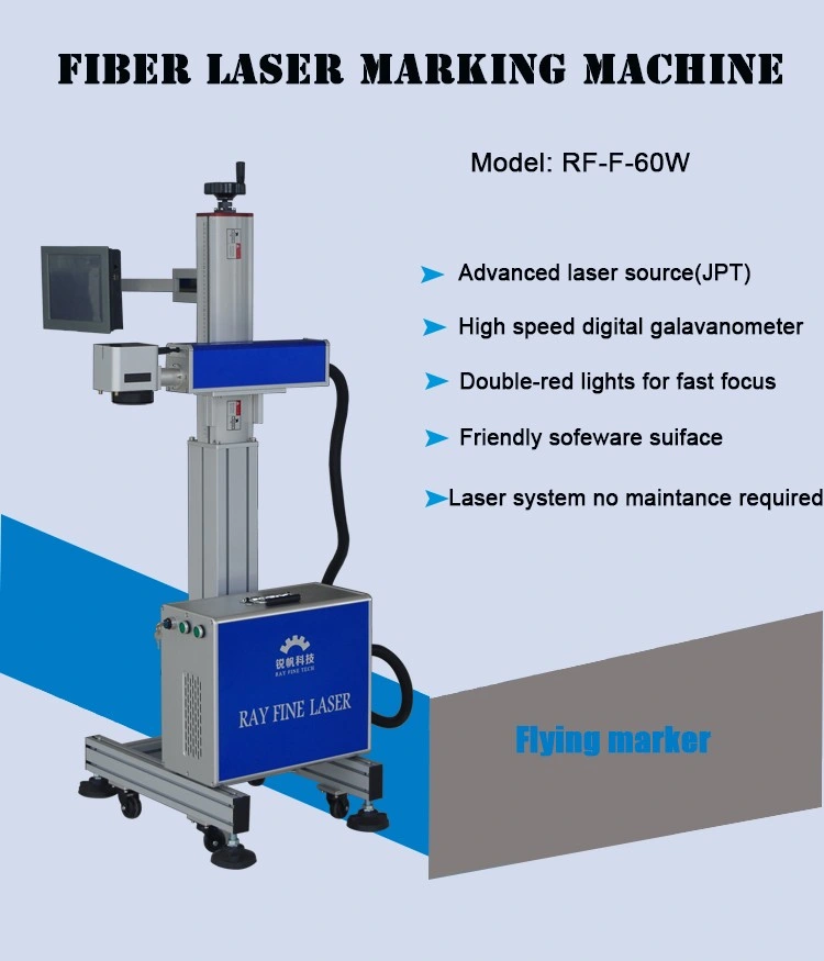 UV Fiber CO2 Fly Laser Marker Marking Machine for Pipe Packing Production Line Marking
