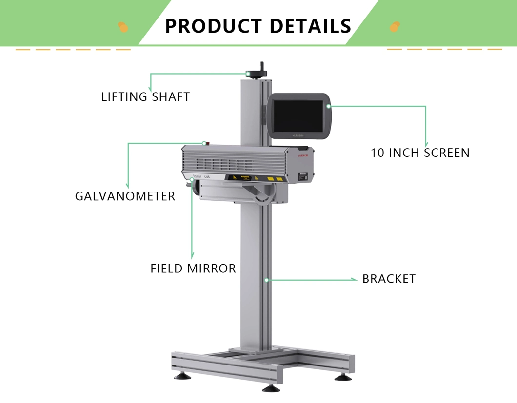 30W 40W 60W CO2 Laser Marker Acrylic Laser Marking Glass Laser Marking Machine PVC Laser Marking Machine Wood Laser Marking Systems