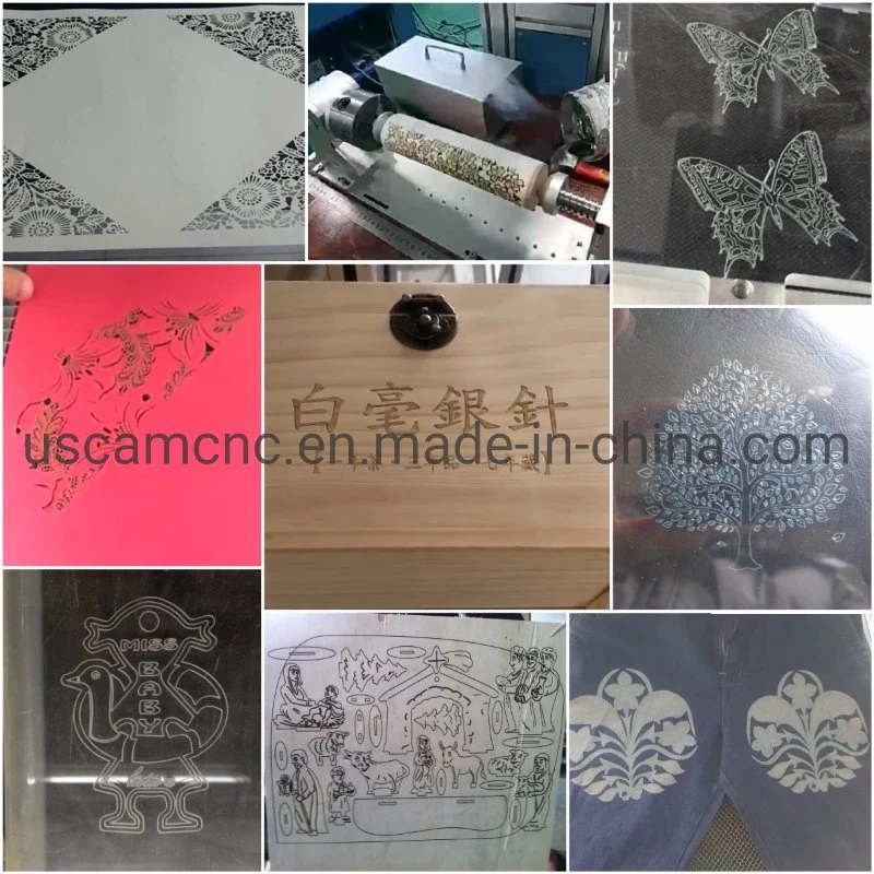 Reci Glass Tube Wood, Paper, Clother, Leather, Jeans Engraving CO2 Laser Marking Machine