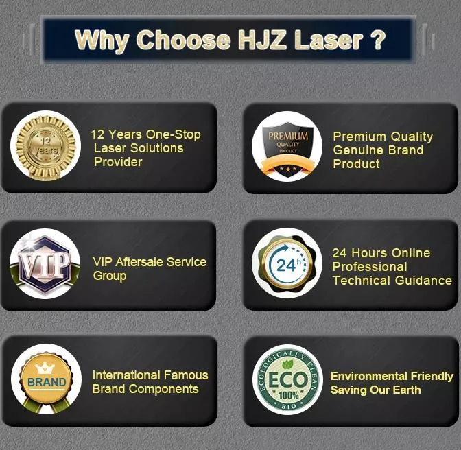 Hjz Laser 30W 60W CO2 Laser Marking Machine for Bottles Online Production