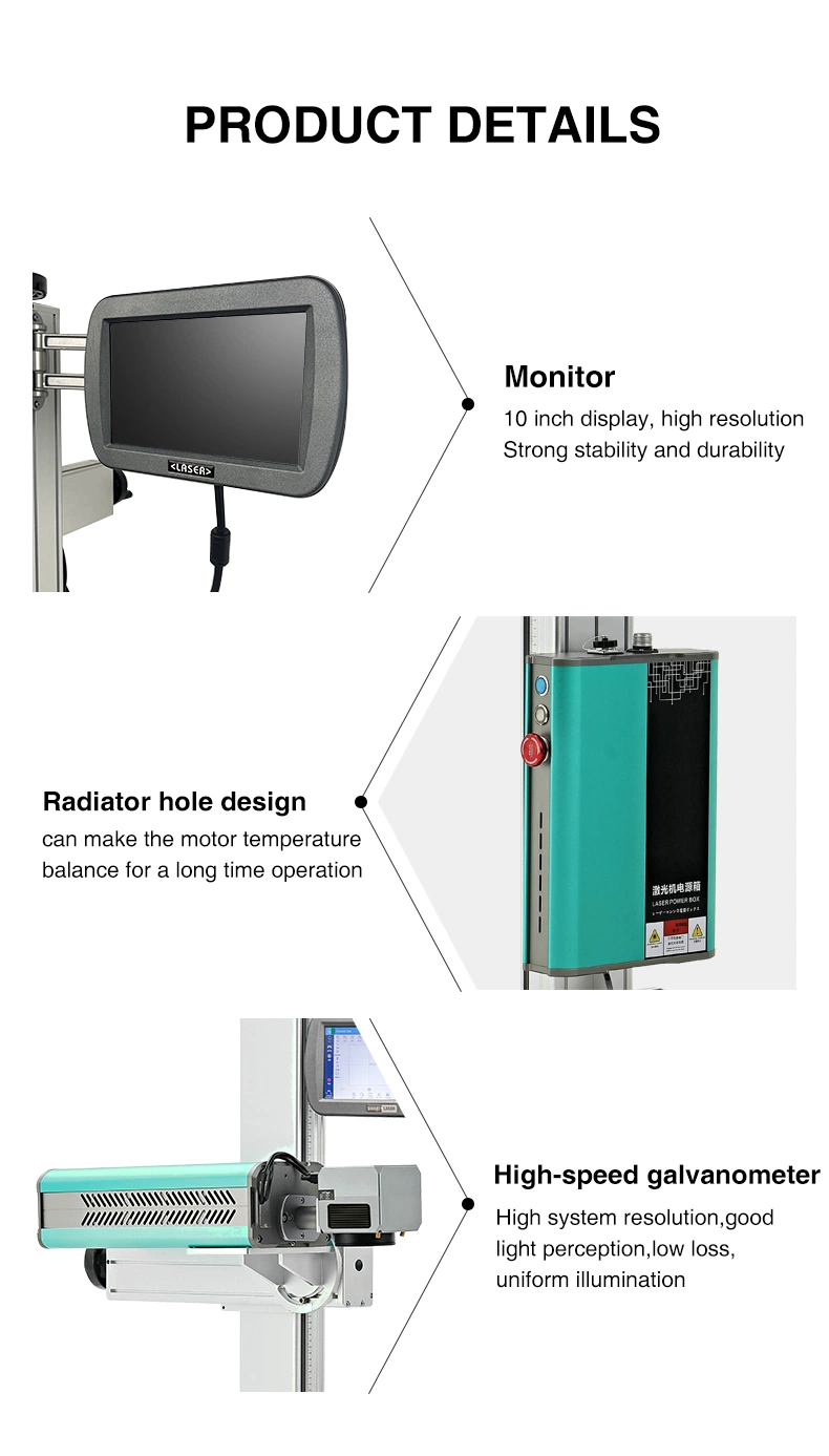 Price 20W RF Tube Online Flying CO2 Laser Marking Machine