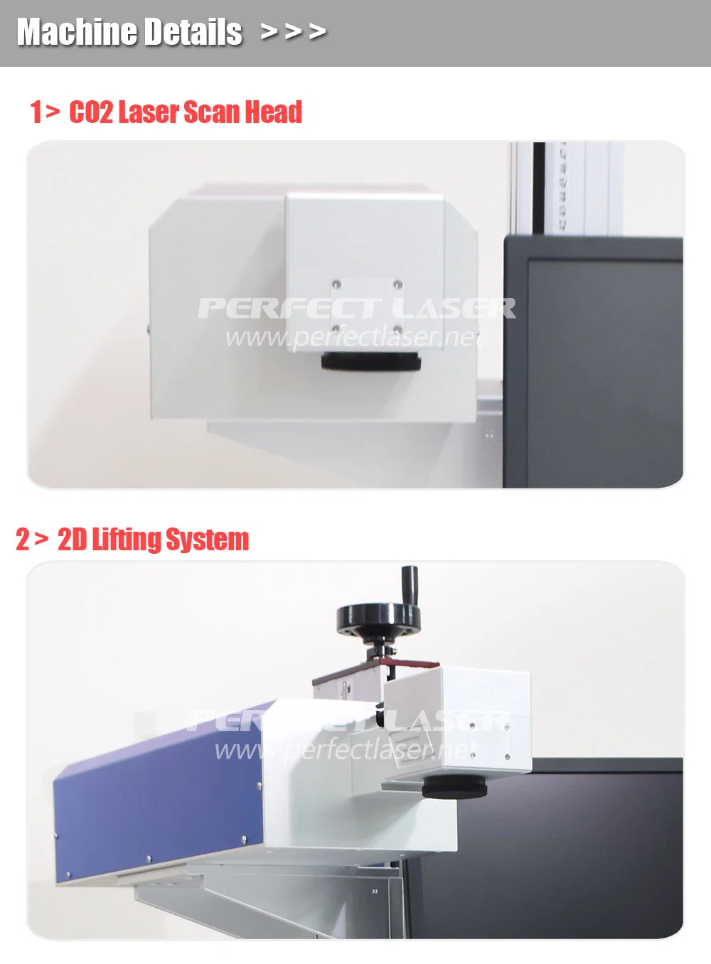 Date Number CO2 Laser Marking Machine for Plastics Textile Leather