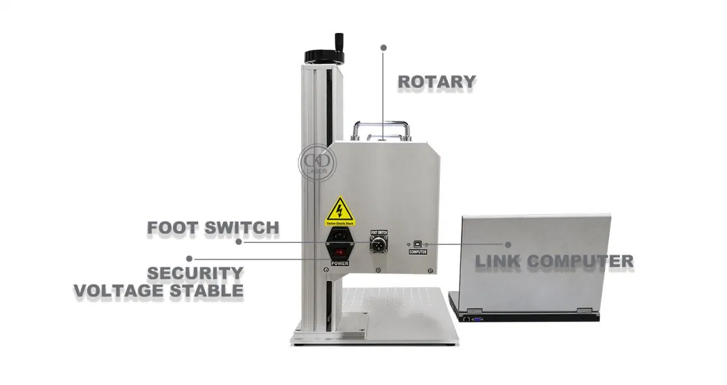 CO2 Laser Portable Marking Machine for Wood Plastic Leather Cloth Cutting