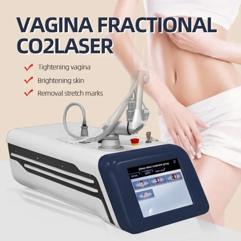 CO2 Fractional Laser 10600nm Skin Resurfacing Wrinkle Stretch Marks Removal Vaginal Tightening Machine