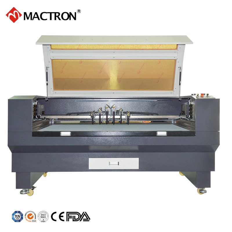 Double 2 Heads CNC Wood Laser Cutter 1390 1610 CO2 Laser Fabric Cutting Machine