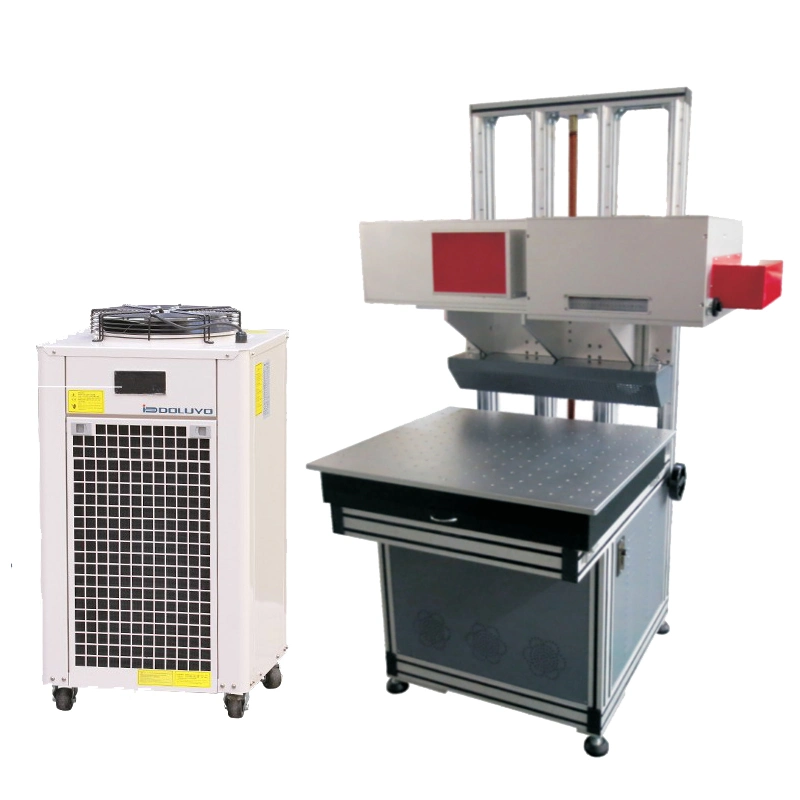 3D Dynamic Focusing Galvo RF 100W CO2 Laser Marking Machine for Cutting Shoes Leather