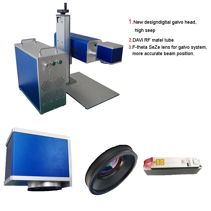 2019 Good Machine of Non-Metal Flying 20W 30W 50W 100W CO2 Laser Marking Machine Price