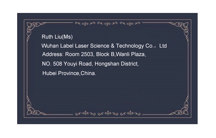 Desktop CO2 Laser Marking Machine for Leather, Paper, Plastic, Electronic Parts, Packing Box