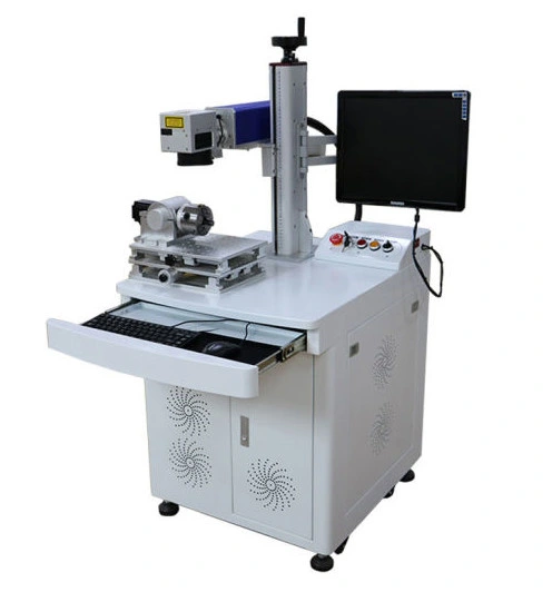 Flying CO2 Laser Marking Machine for Plastic, Glass, Ceramic, Bamboo, Craft, Card, Package