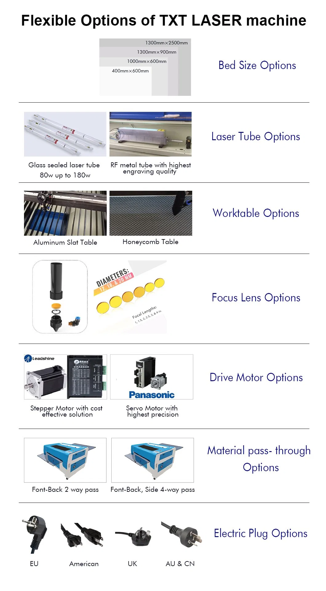 80W 100W 150W CO2 CNC Laser Cutter Engraver Marking Printing Cutting Engraving Machine for Wood Acrylic Plywood 1390 Price