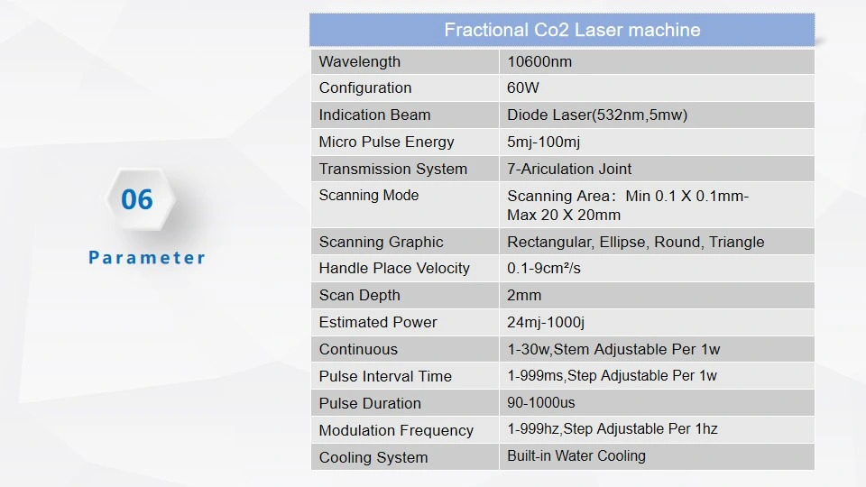 Stretch Marks Removal CO2 RF Laser Machine Scar Removal Fractional CO2 Laser