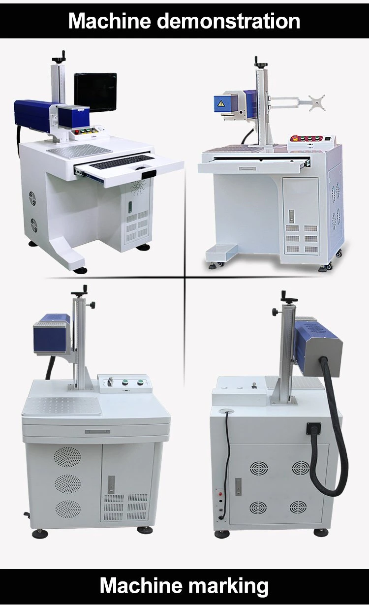 High Accuracy CO2 Laser Marker Machine 30W 50W Glass Marking for Cloth Leather Wood