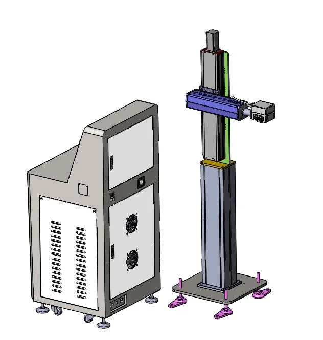 Z Axis Lifting Column Stand CO2/ UV/Fiber Laser Marking Machine Laser Engraving Machine 20W 30W 50W