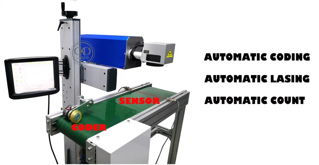 15% off Online Fly CO2 Laser Marking Machine for Produce Date Numbers