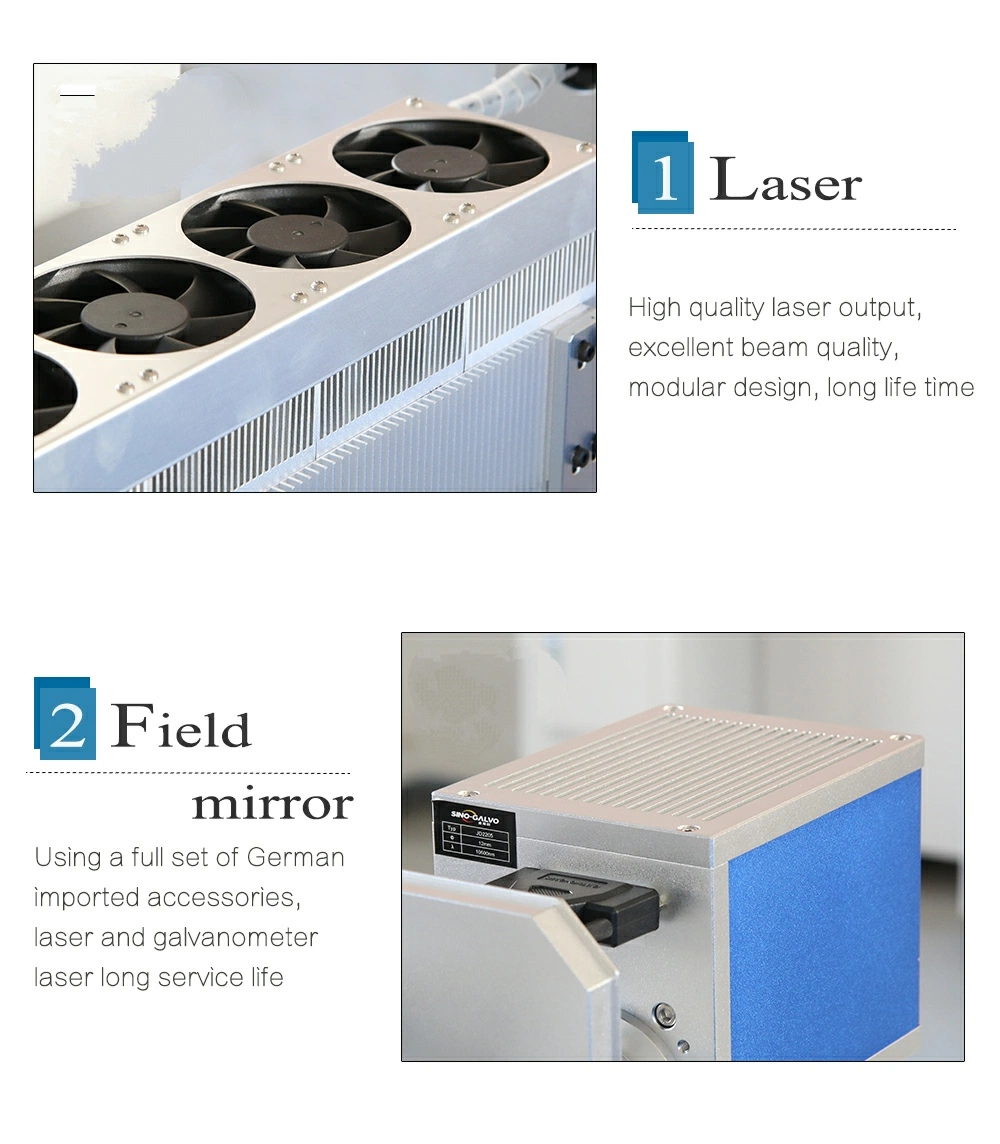 CO2 Laser Marking Machine Davi Metal Laser Tube