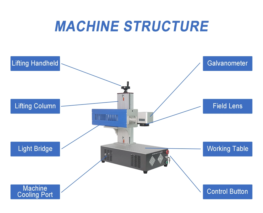 Desktop Small 30W CO2 Laser Marking Machine for Nonmetal