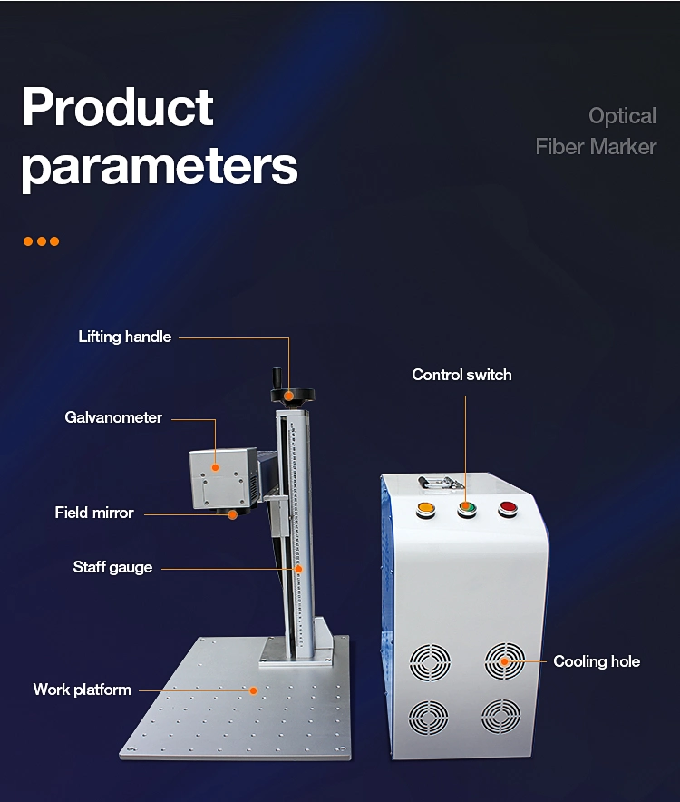 China Factory Cheap Price CO2/UV/Fiber Laser Marking Machine Price for Metal, Steel, Iron, Aluminum, PVC